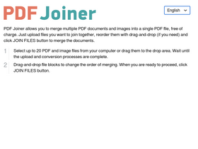 'pdfjoiner.com' screenshot