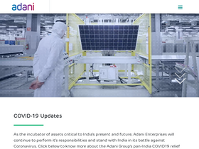 'adanienterprises.com' screenshot