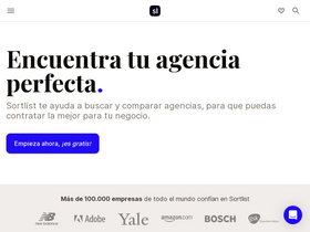 'sortlist.es' screenshot