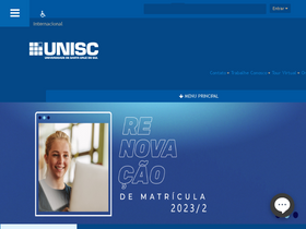 'unisc.br' screenshot