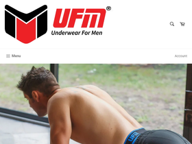 athleticunderwear.com homepage screenshot