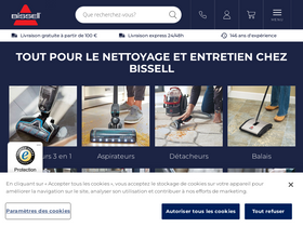 'bissell.fr' screenshot
