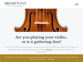 'bromptons.co' screenshot