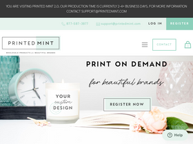 'printedmint.com' screenshot
