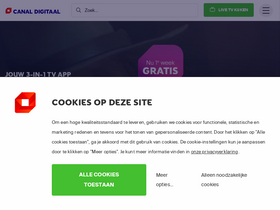 'canaldigitaal.nl' screenshot
