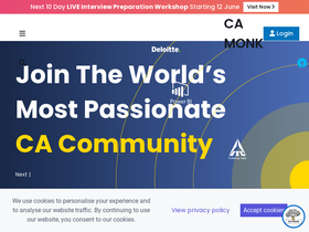 'camonk.com' screenshot