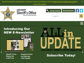 'leoncountyso.com' screenshot