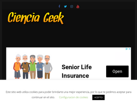 'cienciageek.com' screenshot