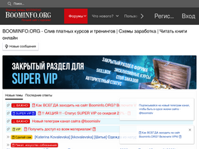 'boominfo.org' screenshot