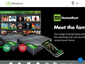'silicondust.com' screenshot