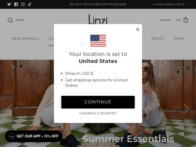 'linzi.com' screenshot