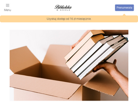 'biblioteka.pl' screenshot