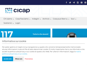 'lazio.cicap.org' screenshot