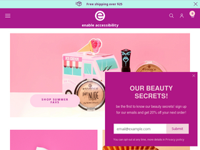 'essencemakeup.com' screenshot
