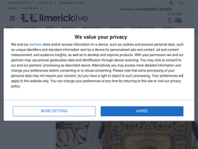 'limerickleader.ie' screenshot