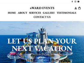 4wardevents.com homepage screenshot