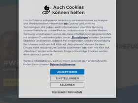 'uno-fluechtlingshilfe.de' screenshot