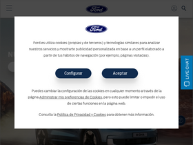 'ford.es' screenshot