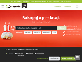 'jaspravim.sk' screenshot