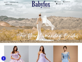 babyfoxdress.com homepage screenshot