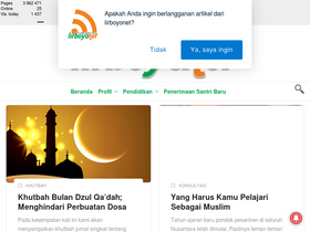 'lirboyo.net' screenshot
