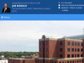 'sangamoncountycircuitclerk.org' screenshot