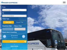 'riderexpress.ca' screenshot