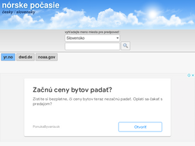 'yrno.sk' screenshot