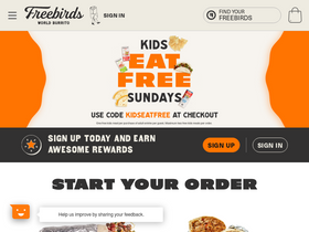 'freebirds.com' screenshot