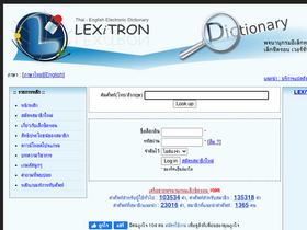 lexitron.nectec.or.th Análisis de tráfico y cuota de mercado | Similarweb