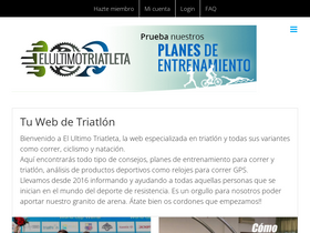 'elultimotriatleta.com' screenshot