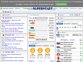 'superstart.se' screenshot