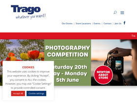 'trago.co.uk' screenshot
