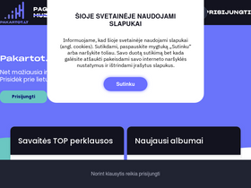 'pakartot.lt' screenshot