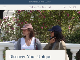 tokyoteacentral.com homepage screenshot