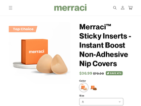 merraci.com homepage screenshot