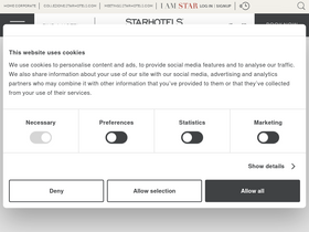 'starhotels.com' screenshot