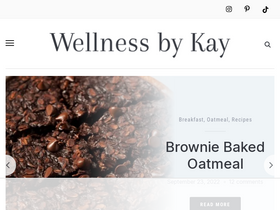 'wellnessbykay.com' screenshot