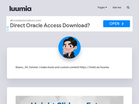 'luumiasims.com' screenshot