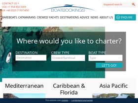 'boatbookings.com' screenshot