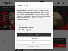 'shoot-club.de' screenshot