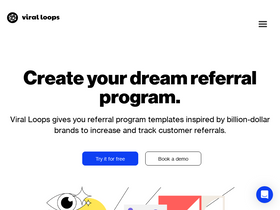 'viral-loops.com' screenshot
