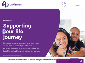 'autismsa.org.au' screenshot