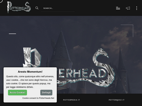 'potterheads.net' screenshot