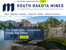'sdsmt.edu' screenshot