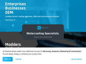 'alphacool.com' screenshot