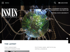 'issues.org' screenshot