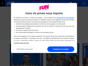 'funradio.fr' screenshot