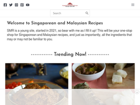 'singaporeanmalaysianrecipes.com' screenshot