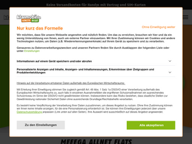 'klarmobil.de' screenshot